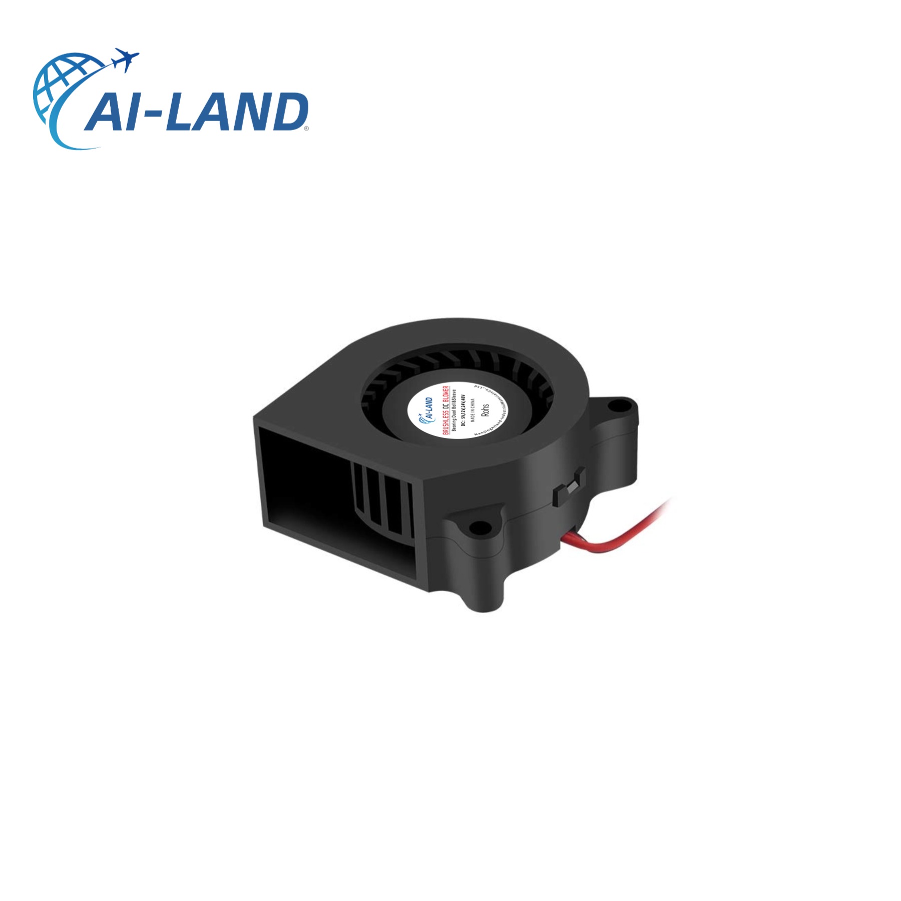 DC Axial Fan Side View