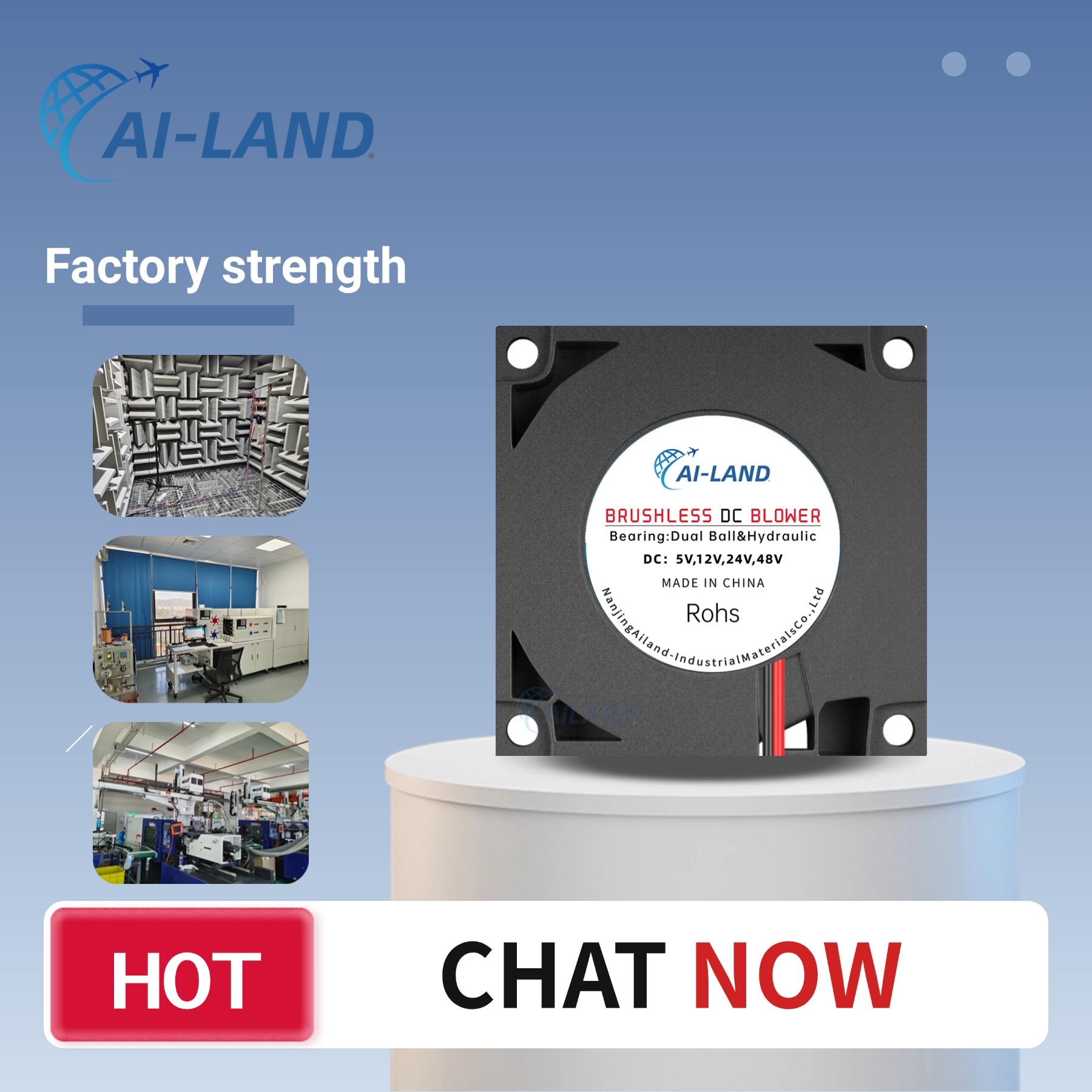 DC MOTOR FAN COOLING – Ailand-Industry