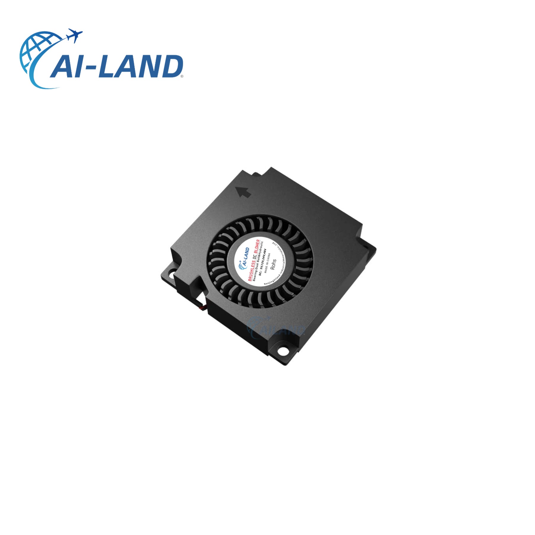 DC Axial Fan Back View