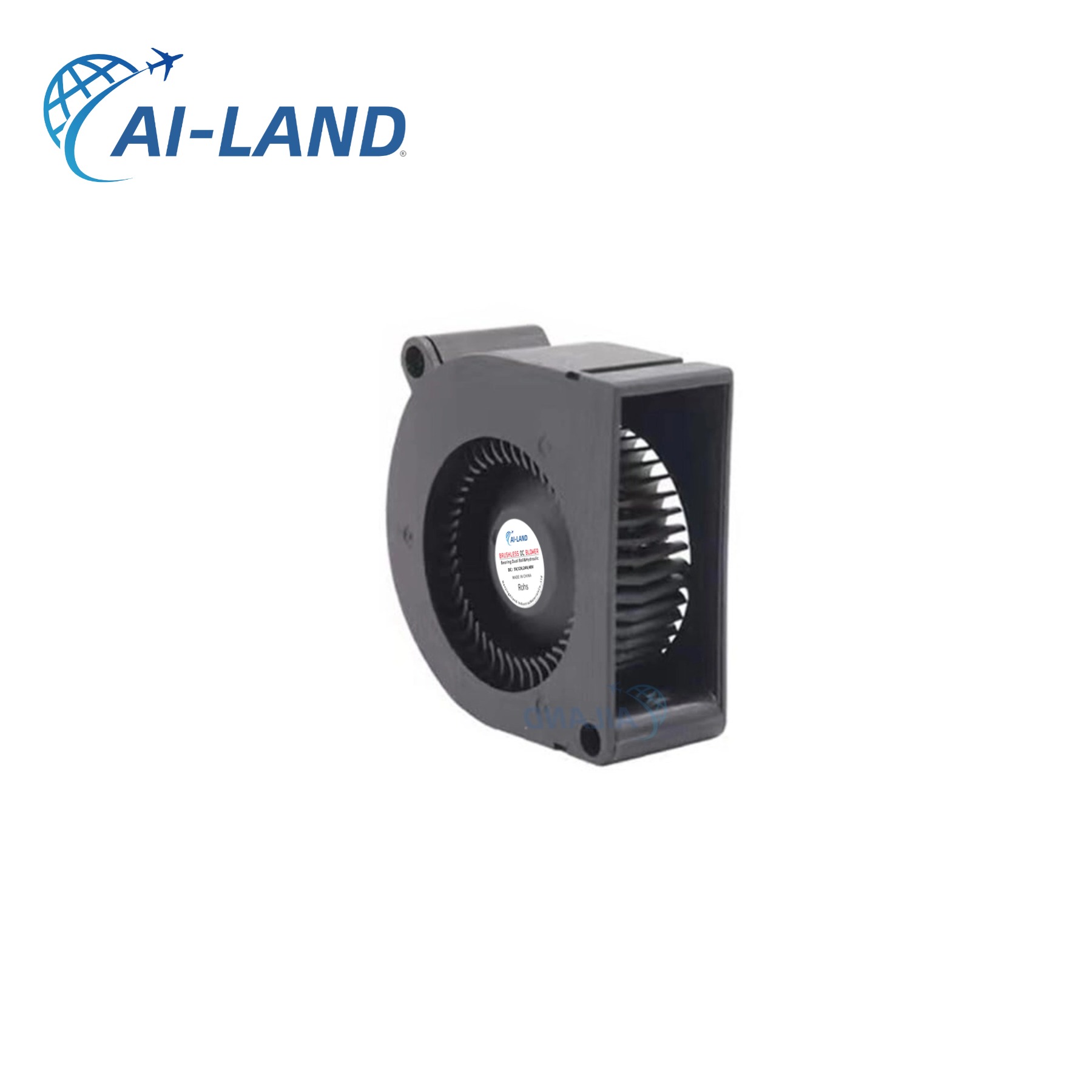 DC Axial Fan Back View