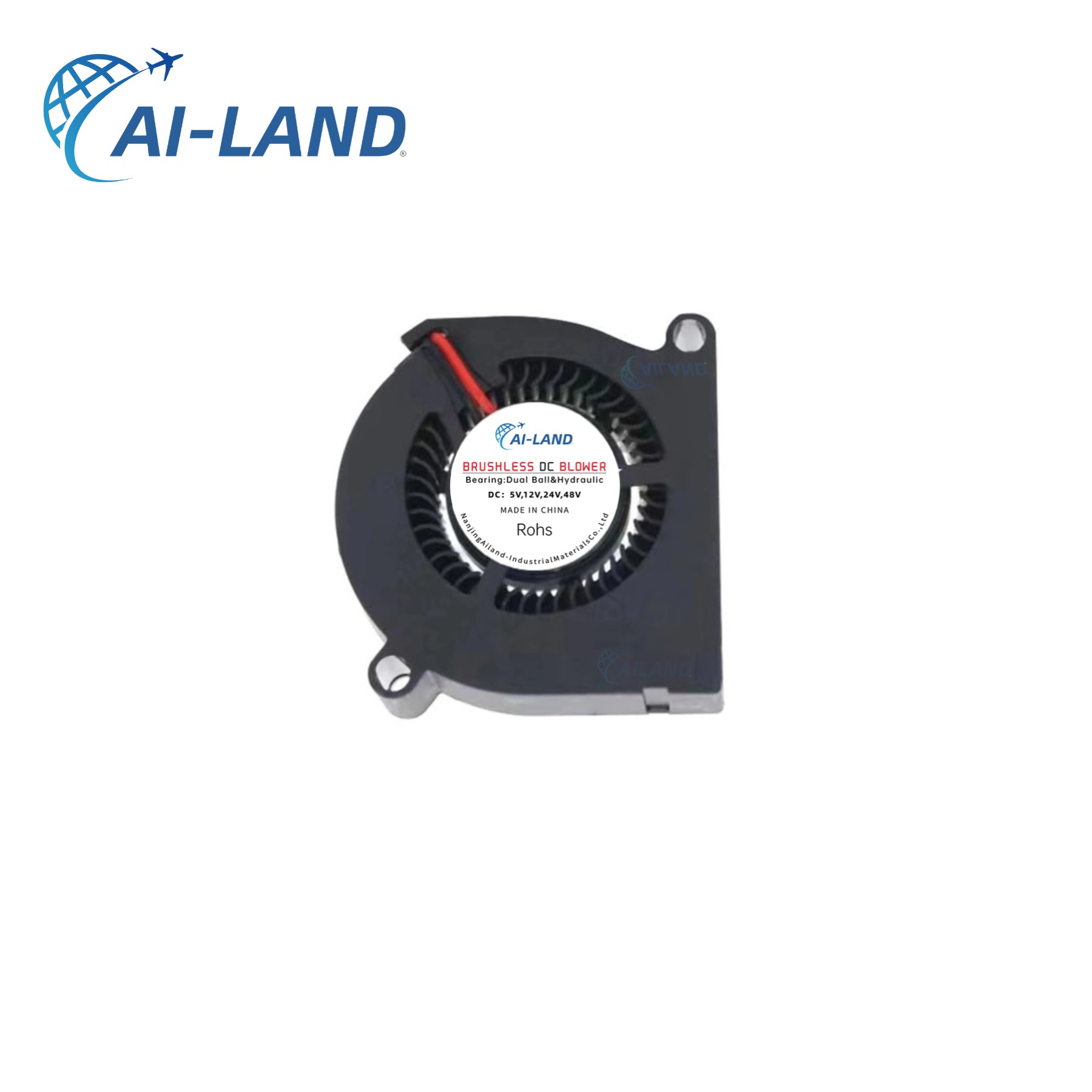 DC Axial Fan Back View