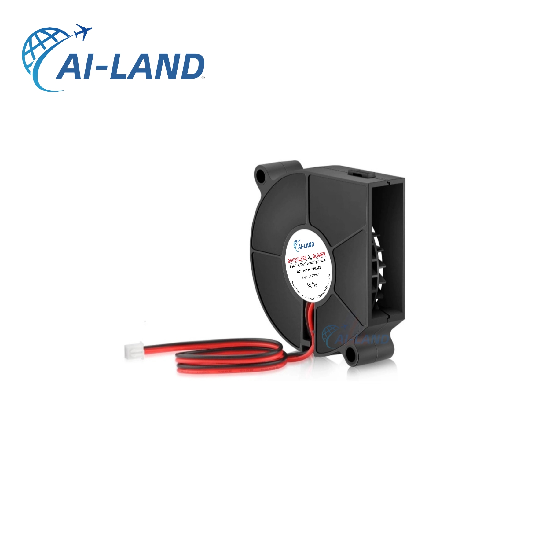 DC Axial Fan Back View