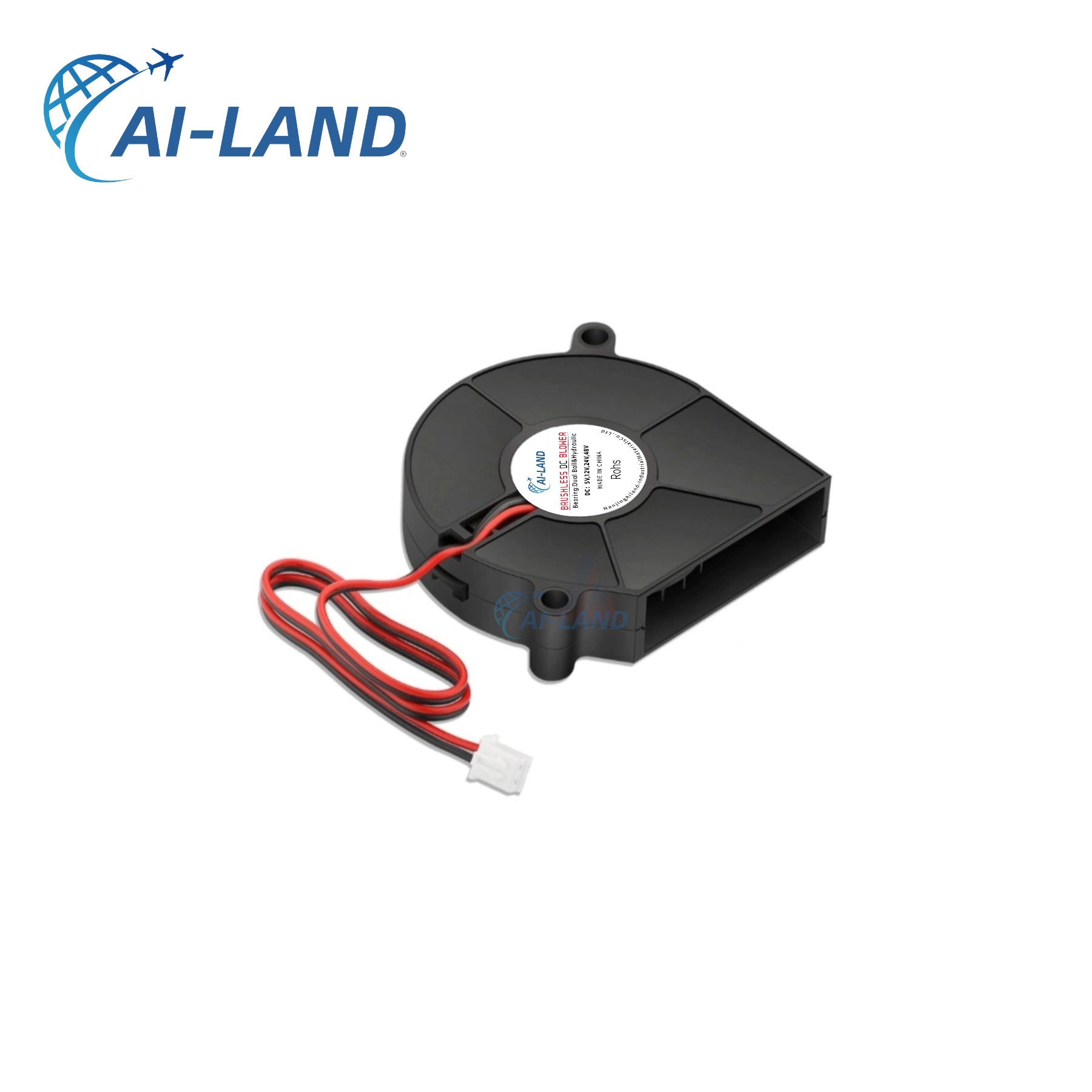 DC Axial Fan Side View
