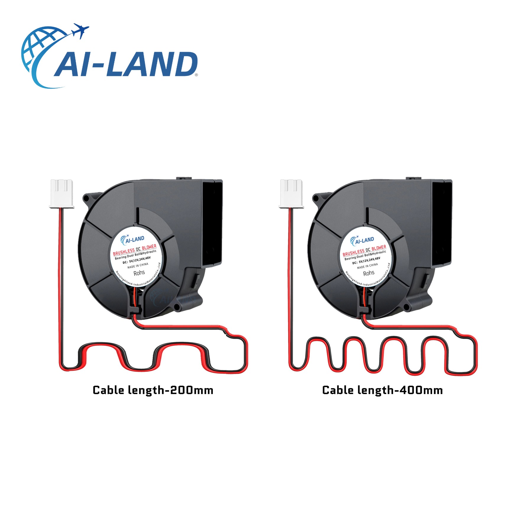 DC Axial Fan Front View