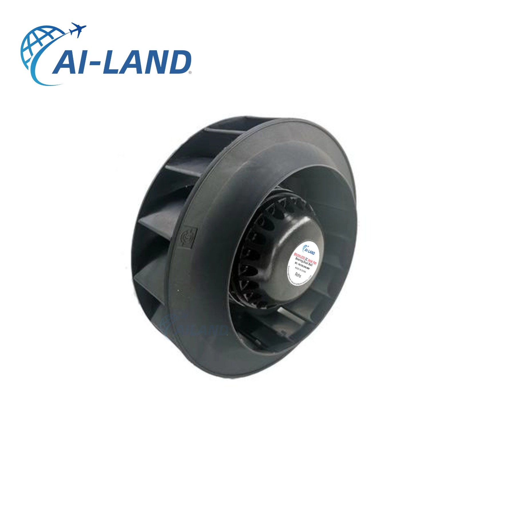 DC Axial Fan Side View