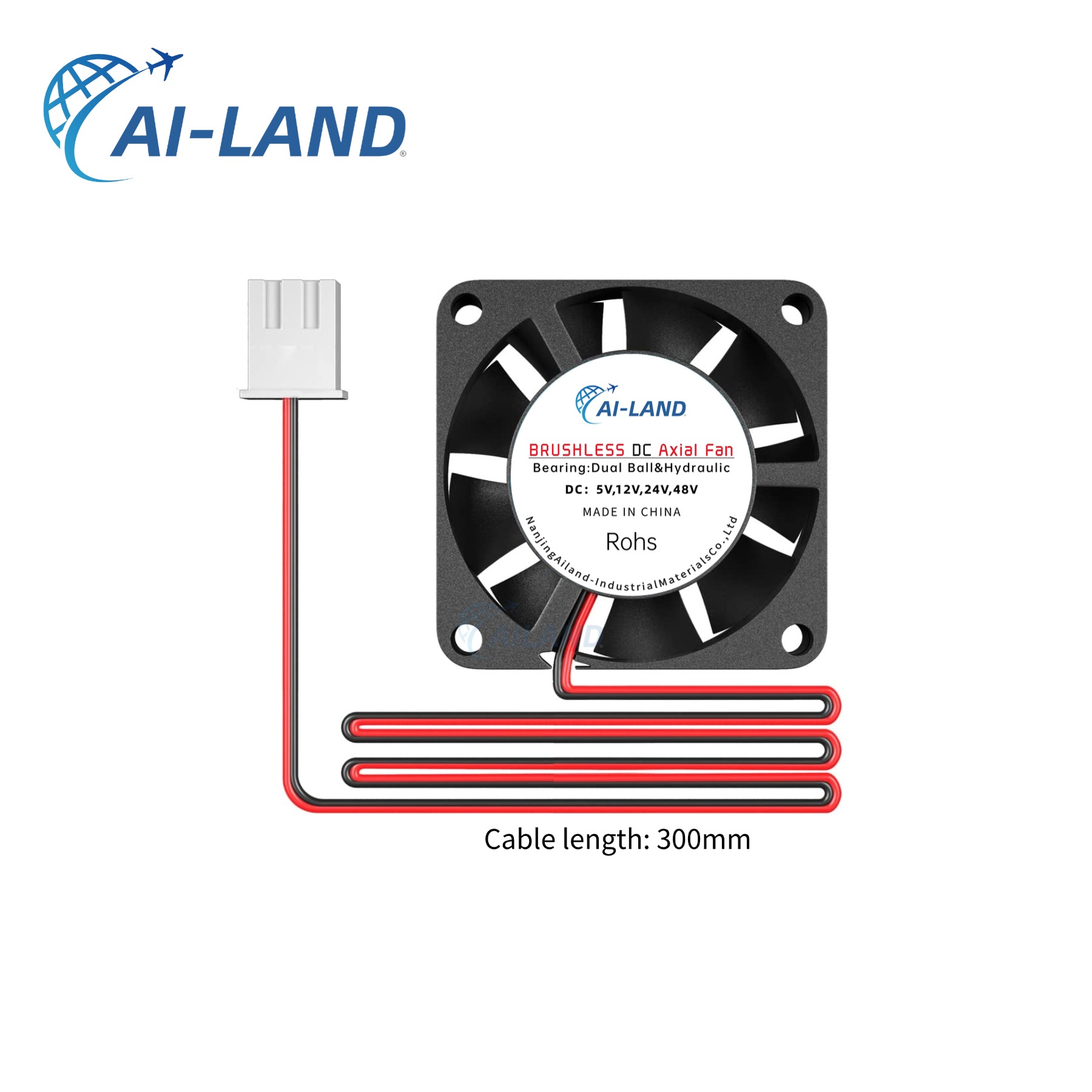 DC Axial Fan Front View