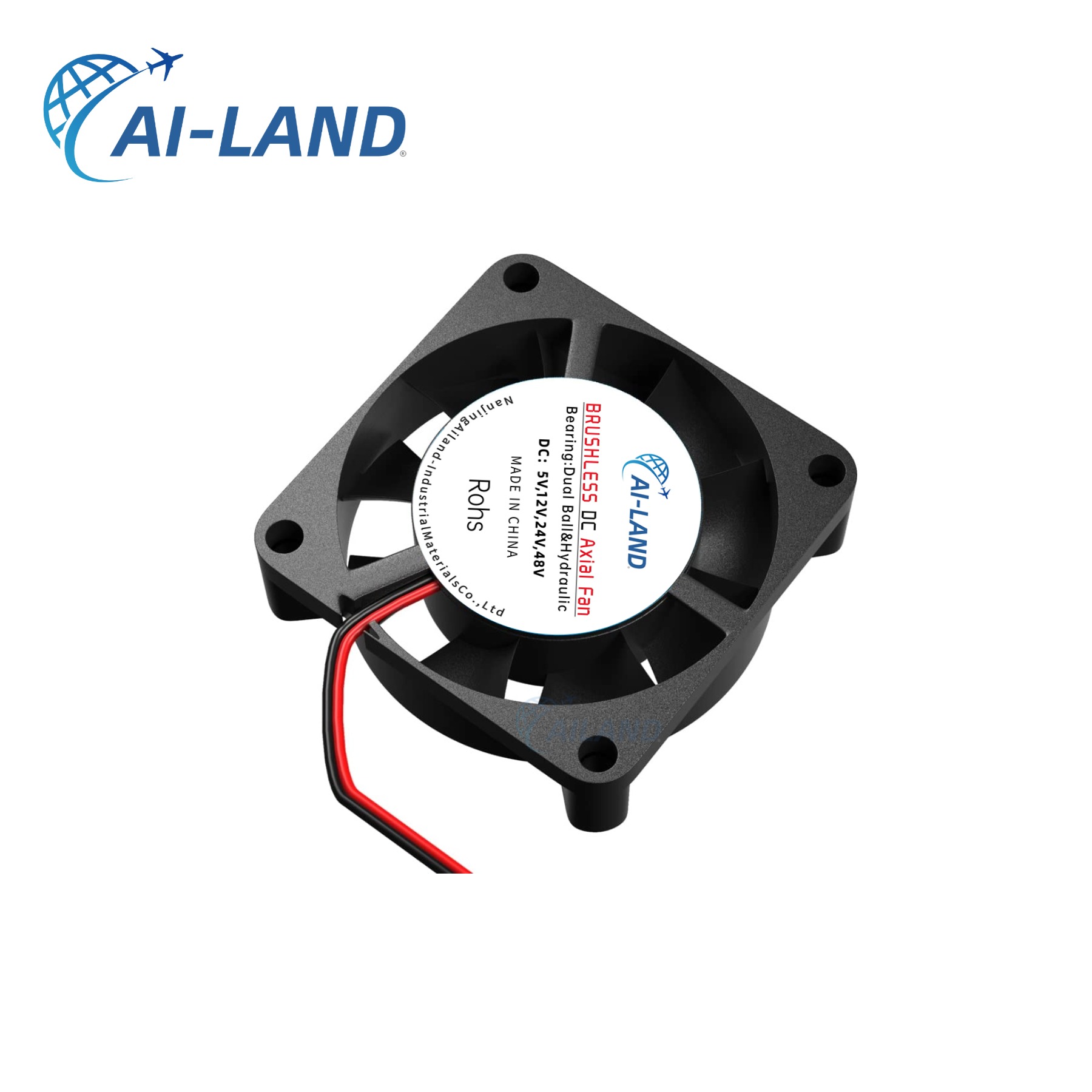 DC Axial Fan Back View