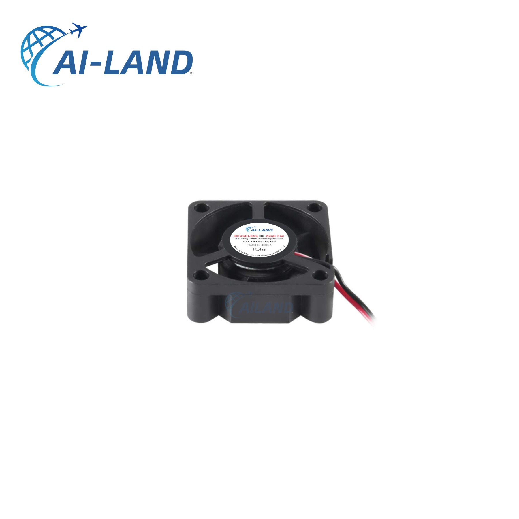 DC Axial Fan Back View