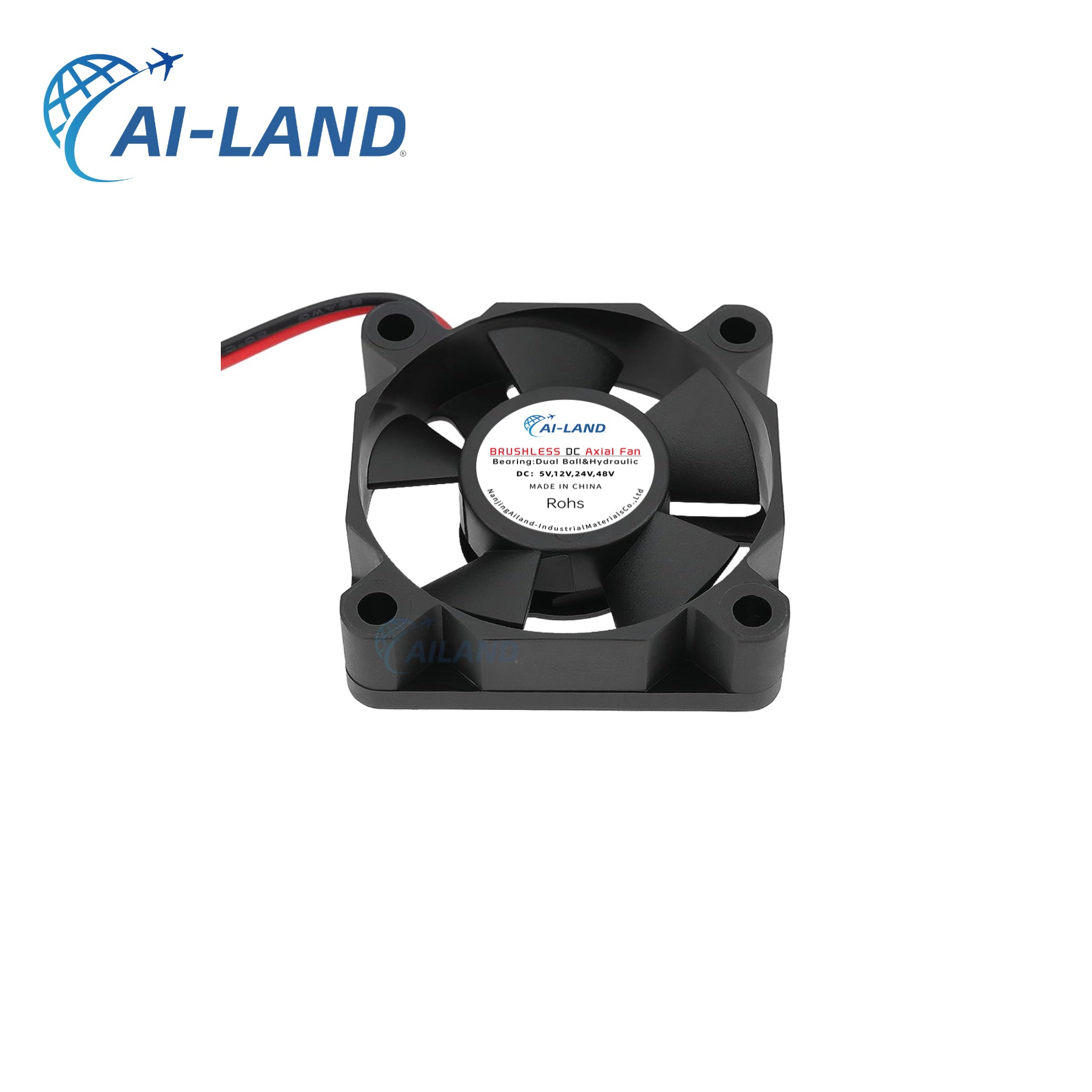 DC Axial Fan Back View