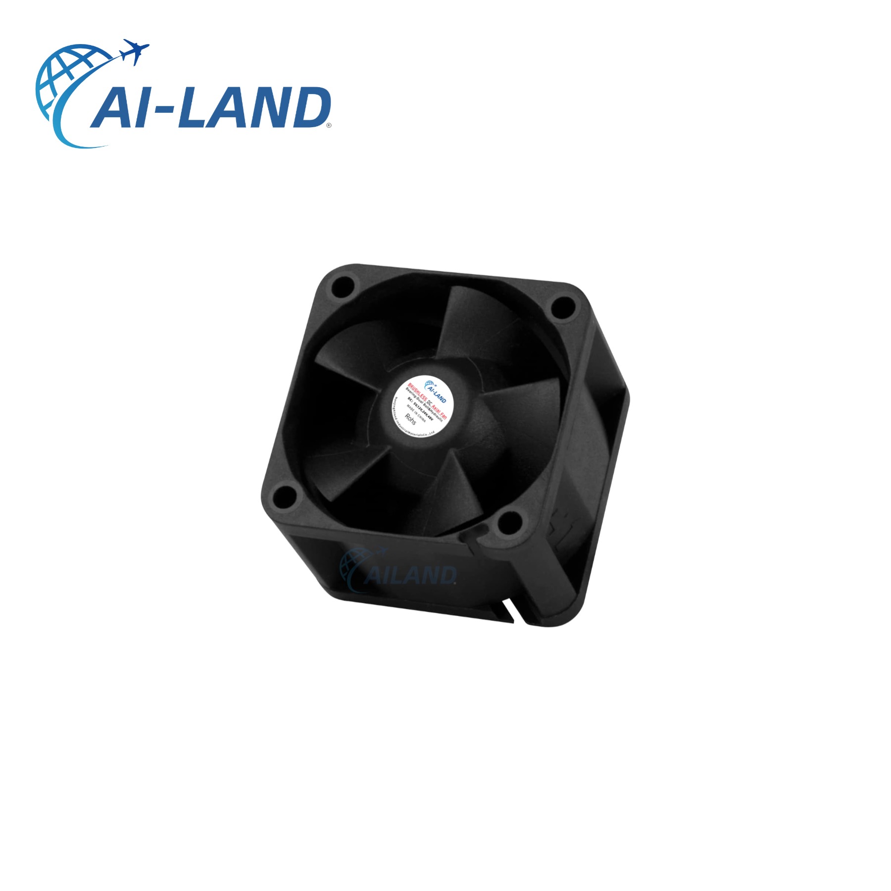 DC Axial Fan Back View