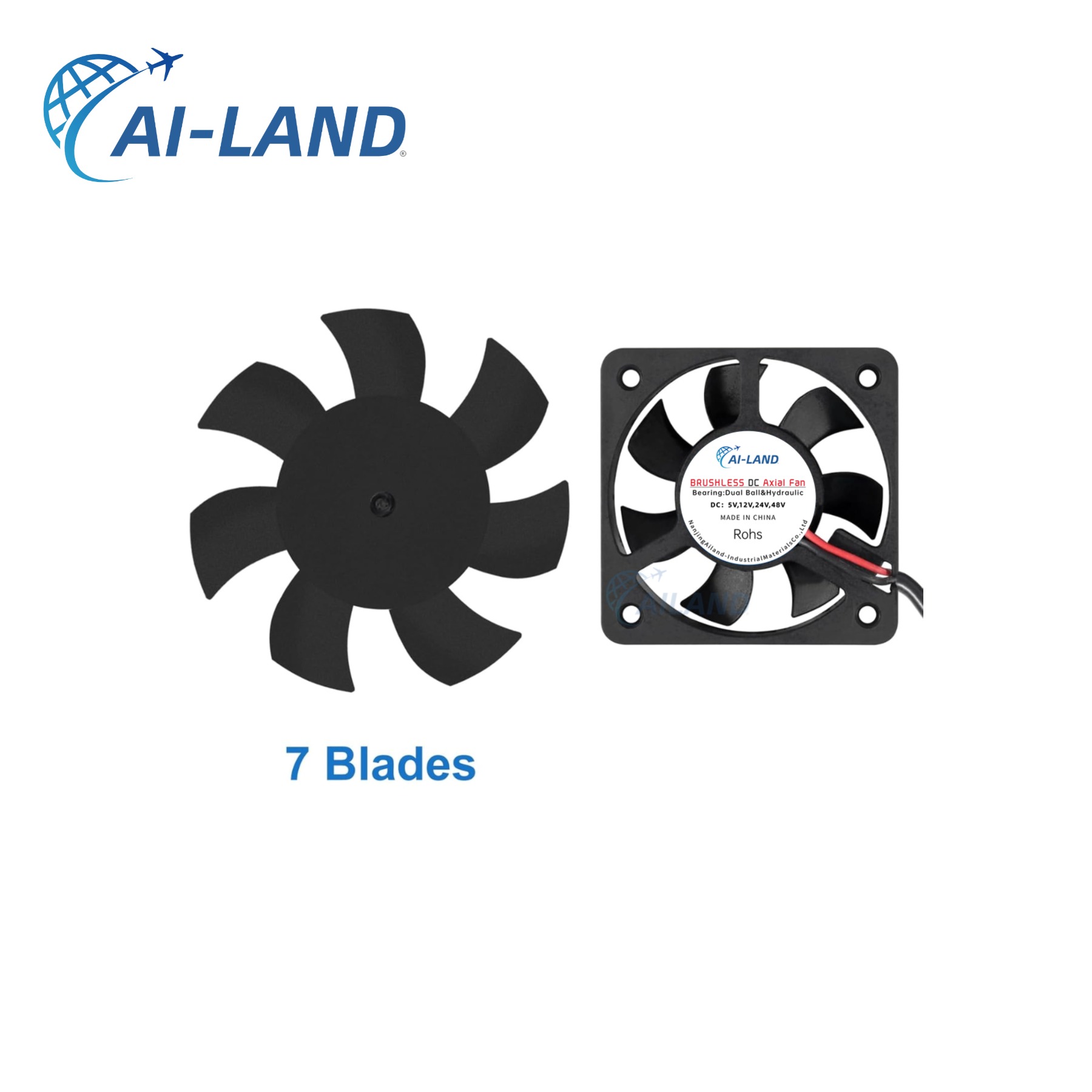 DC Axial Fan Front View