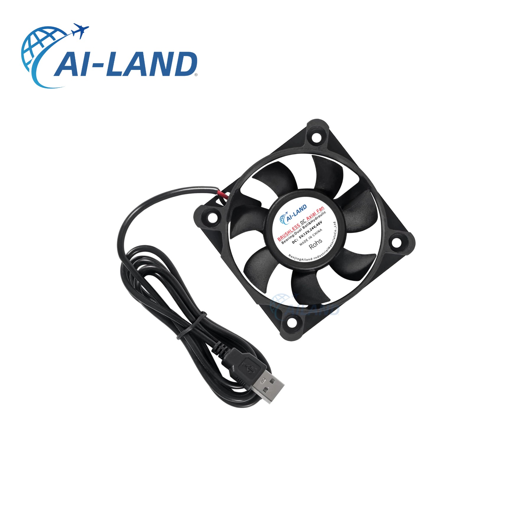 DC Axial Fan Back View