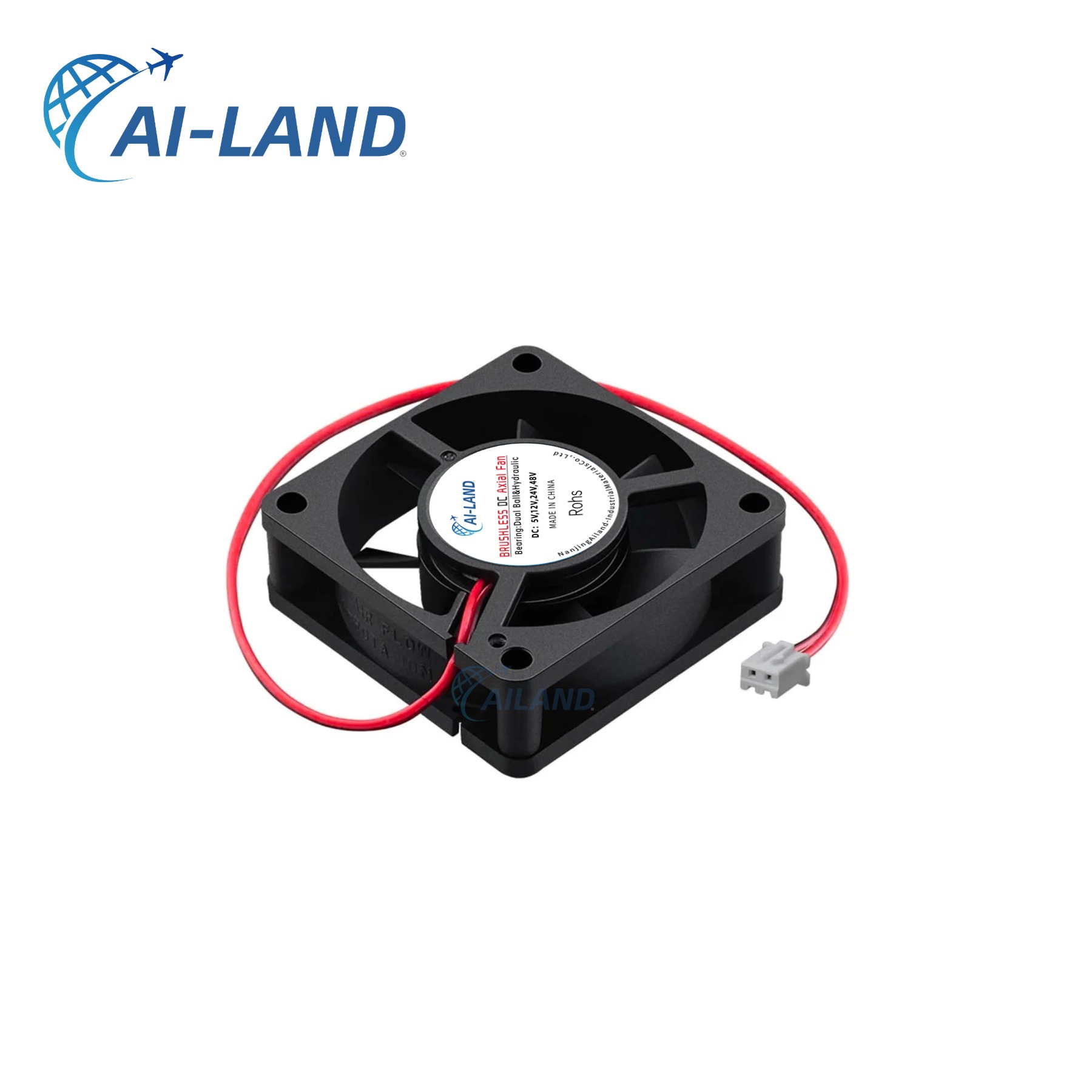 DC Axial Fan Back View