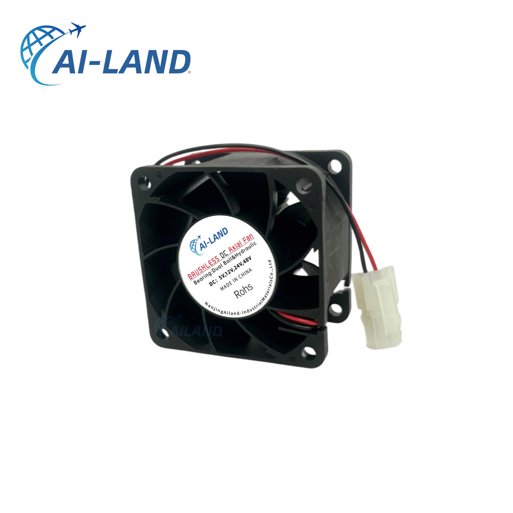 DC Axial Fan Back View