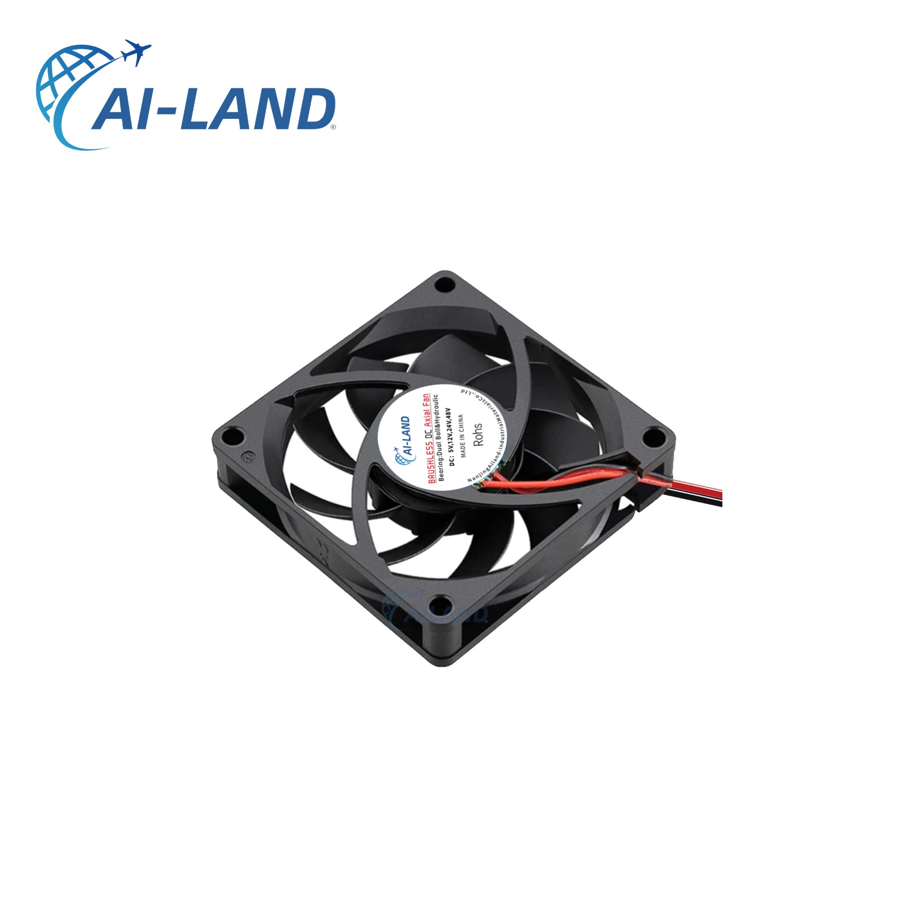 DC Axial Fan Back View