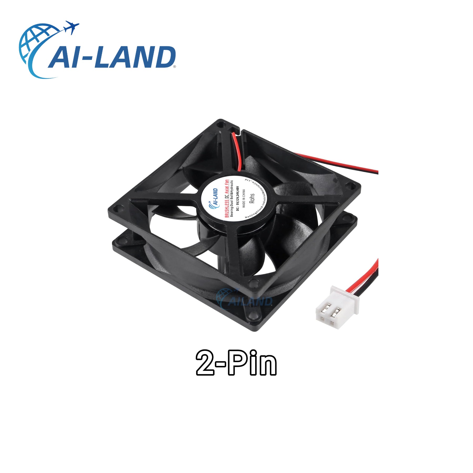 DC Axial Fan Back View